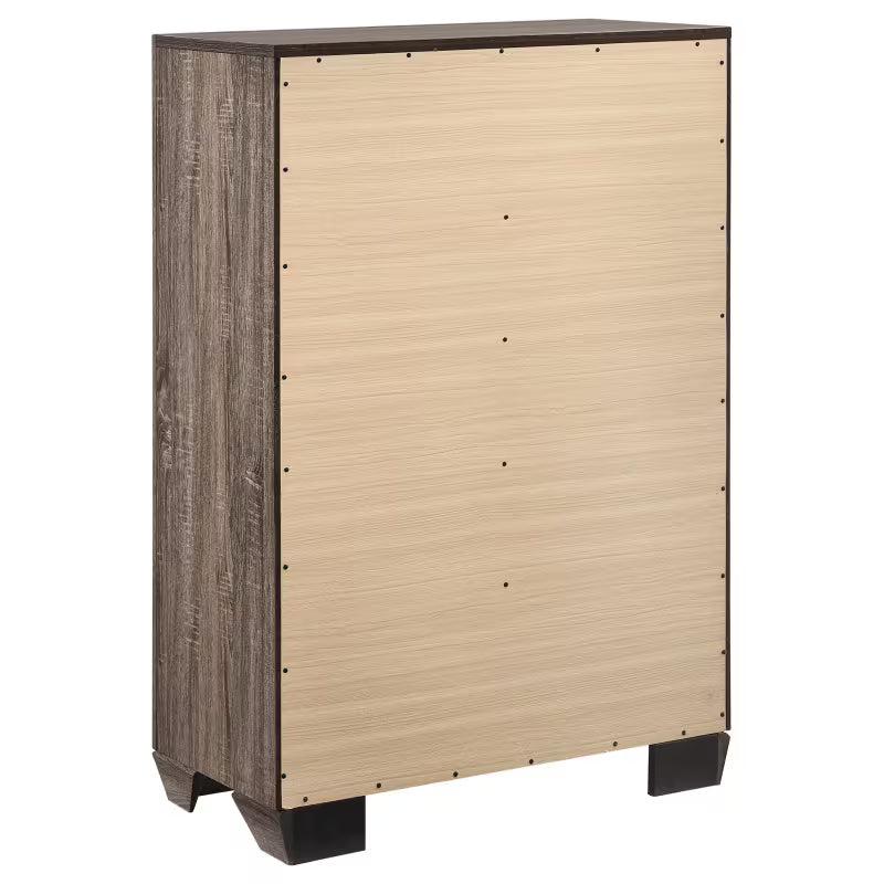 Oatfield 5-Piece Queen Bedroom Set in Washed Taupe