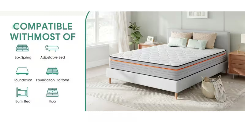 Haven Hybrid Memory Foam Mattress with Pocket Springs
