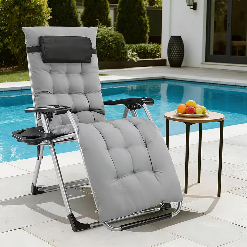 Breeze Zero Gravity Folding Patio Recliner