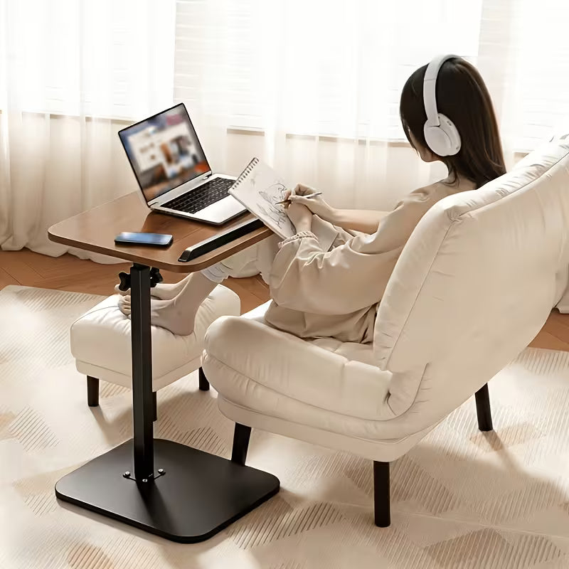 Pivot Adjustable Height Swivel Laptop & TV Tray Table