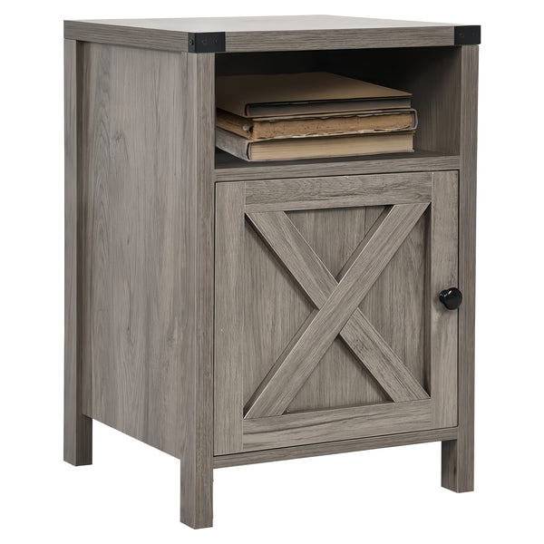 Sennfield Furniture Oakstead Farmhouse Nightstand - Grey
