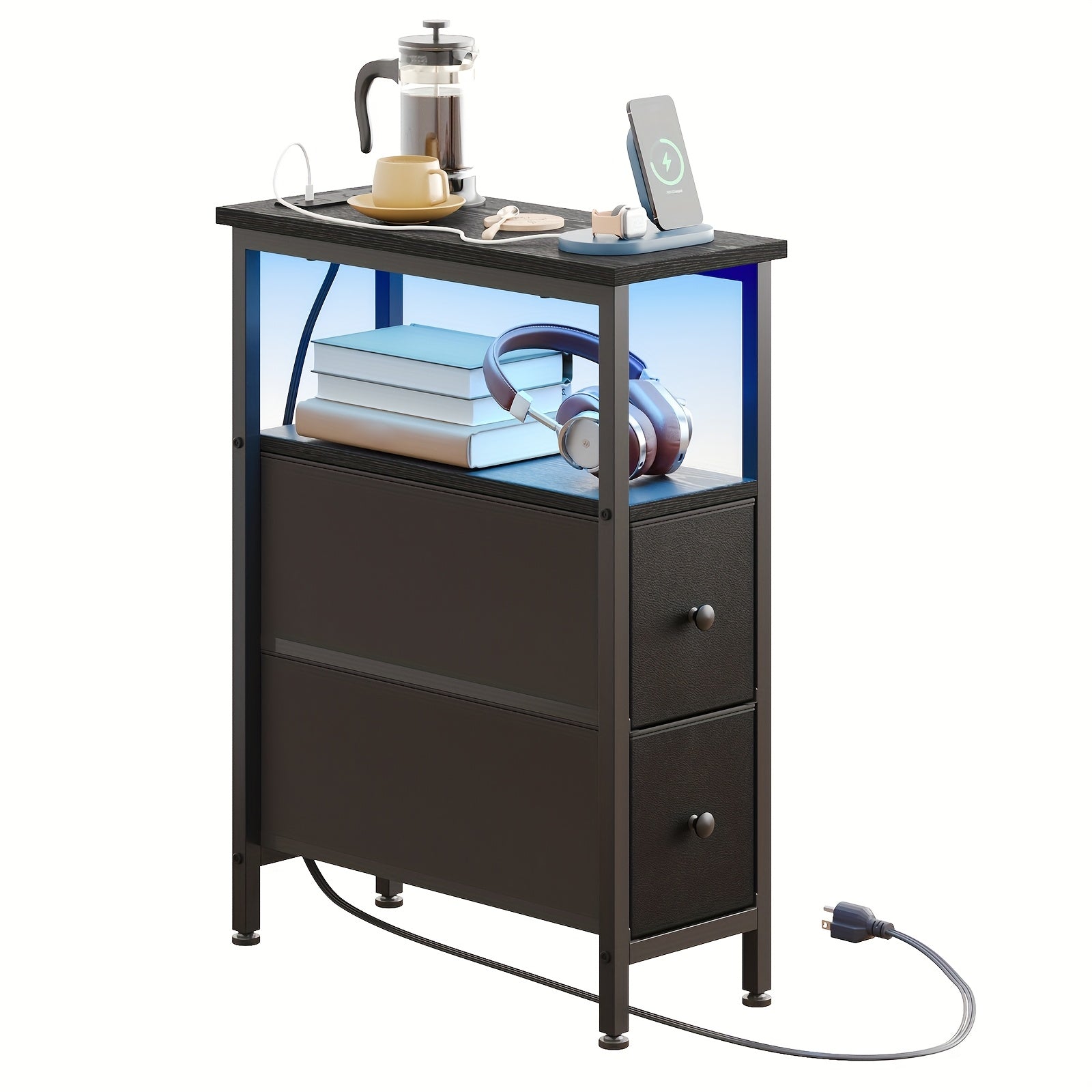 Sennfield Furniture Finch Slim Nightstand - Black