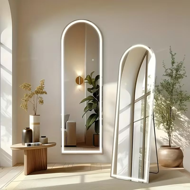 Aurora Arched Full-Length Floor Mirror