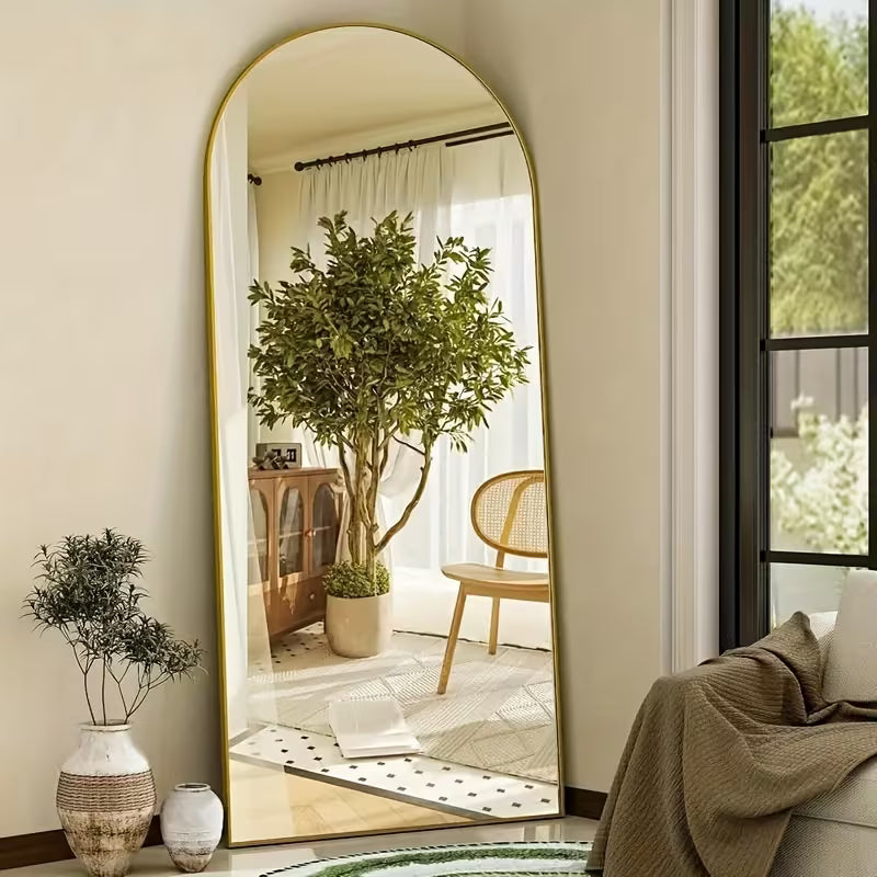 Aurora Arched Full-Length Floor Mirror