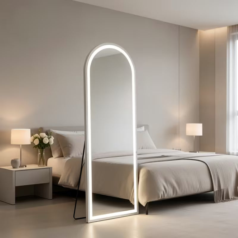 Aurora Arched Full-Length Floor Mirror