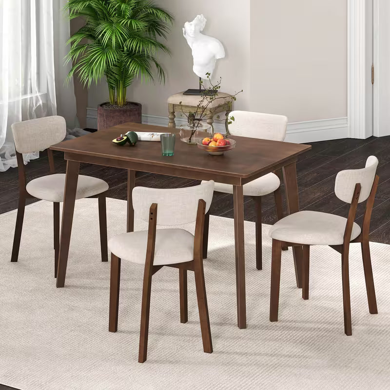 Wren 5-Piece Mid-Century Dining Set