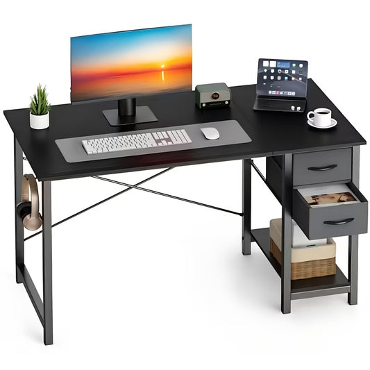 Haddon 40" Writing Desk - Black