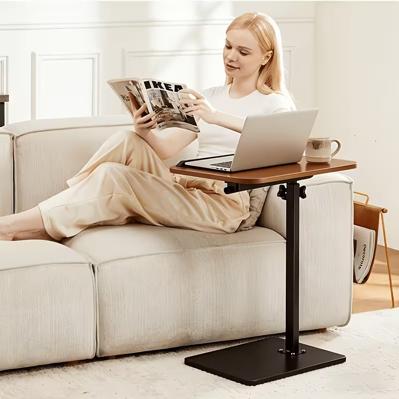 Pivot Adjustable Height Swivel Laptop & TV Tray Table