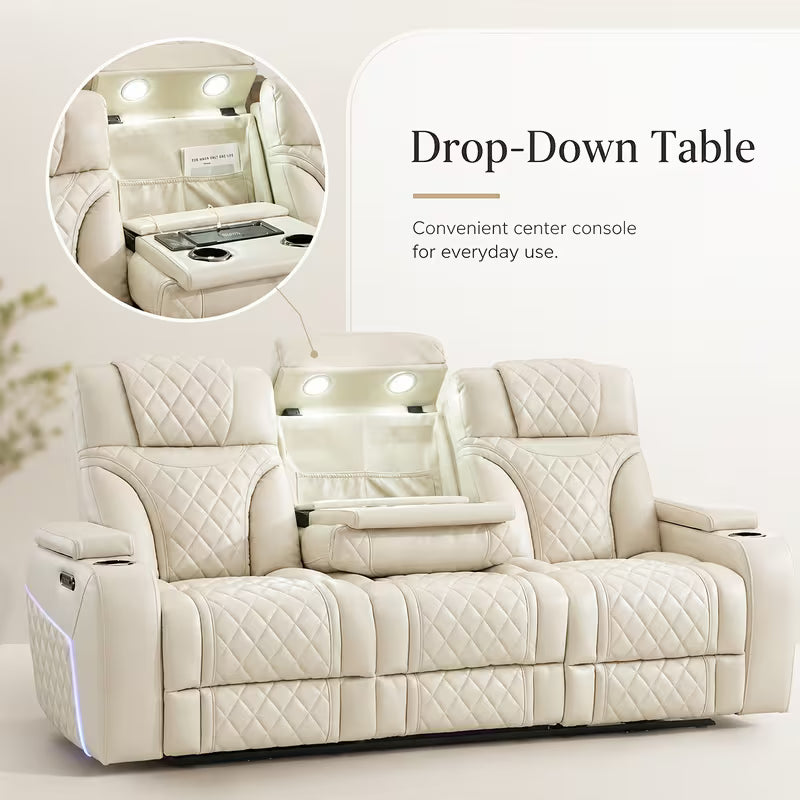 Sterling 2-Piece Power Reclining Home Theater Sofa & Loveseat Set