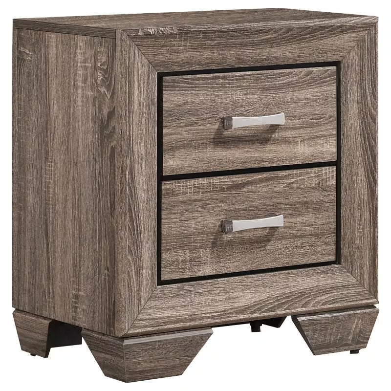Oatfield 5-Piece Queen Bedroom Set in Washed Taupe