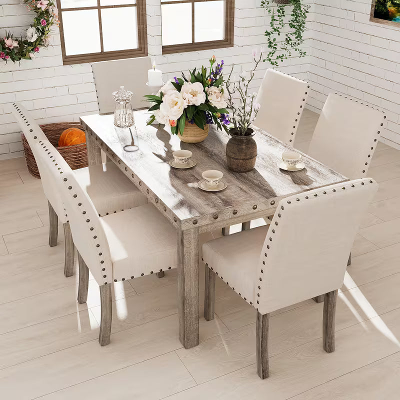 Morden 5-Piece Rustic Farmhouse Dining Set