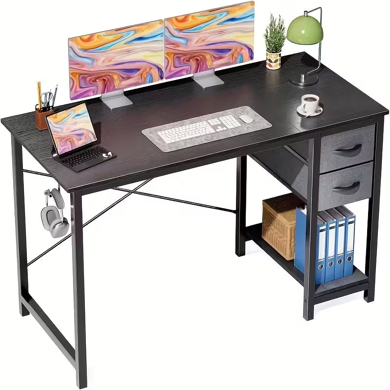 Haddon 40" Writing Desk with Storage Shelf
