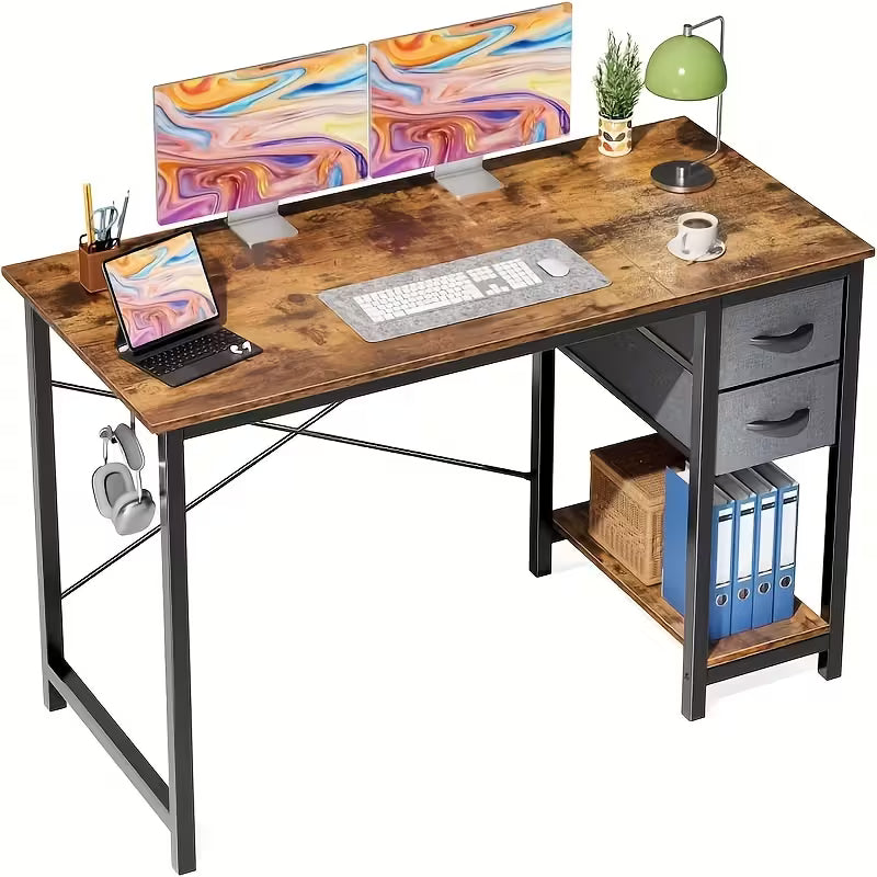 Haddon 40" Writing Desk with Storage Shelf