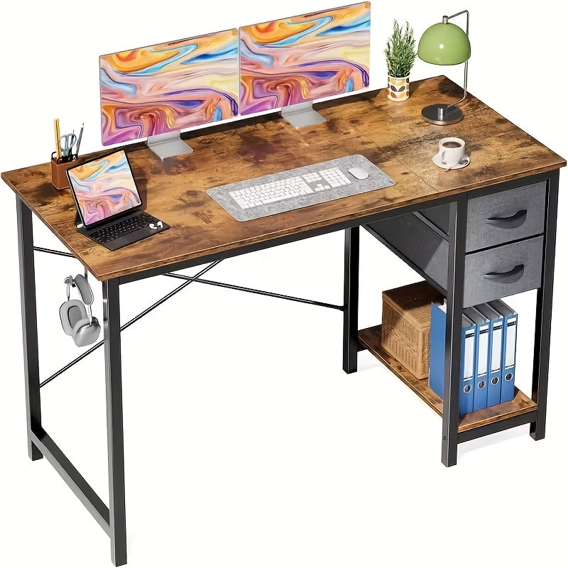Haddon 40" Writing Desk - Rust