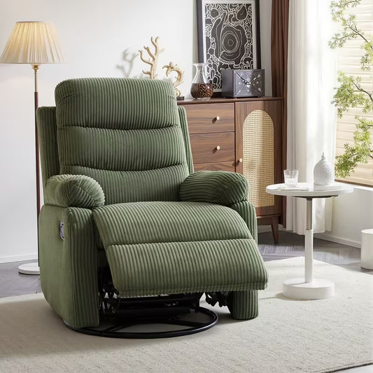 Bellwood Corduroy Swivel Recliner