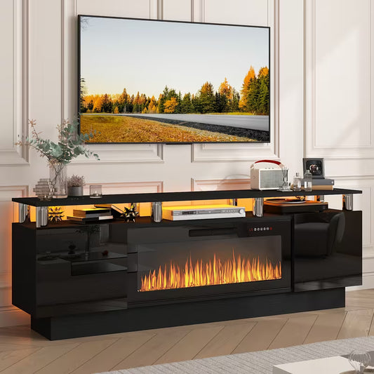 Kindling 70" TV Console with Electric Fireplace