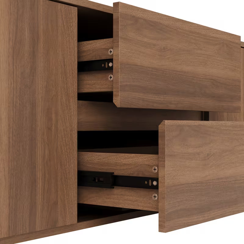 Marston 79" Walnut TV Console with Drawers