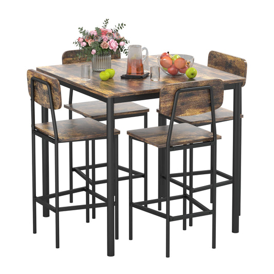 Sennfield Furniture Bexley 5-Piece Dining Set - Coffee