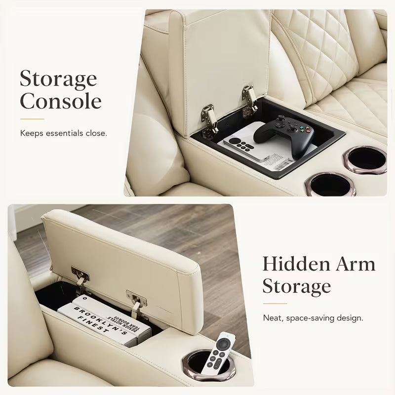 Sterling 2-Piece Power Reclining Home Theater Sofa & Loveseat Set